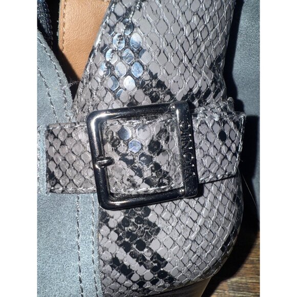 Vionic Naomi Snake Embossed Booties Boots Shoes Size 7.5 - Picture 14 of 14